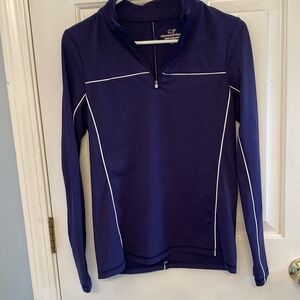 New Vineyard Vines Performance Shirt Navy Blue.